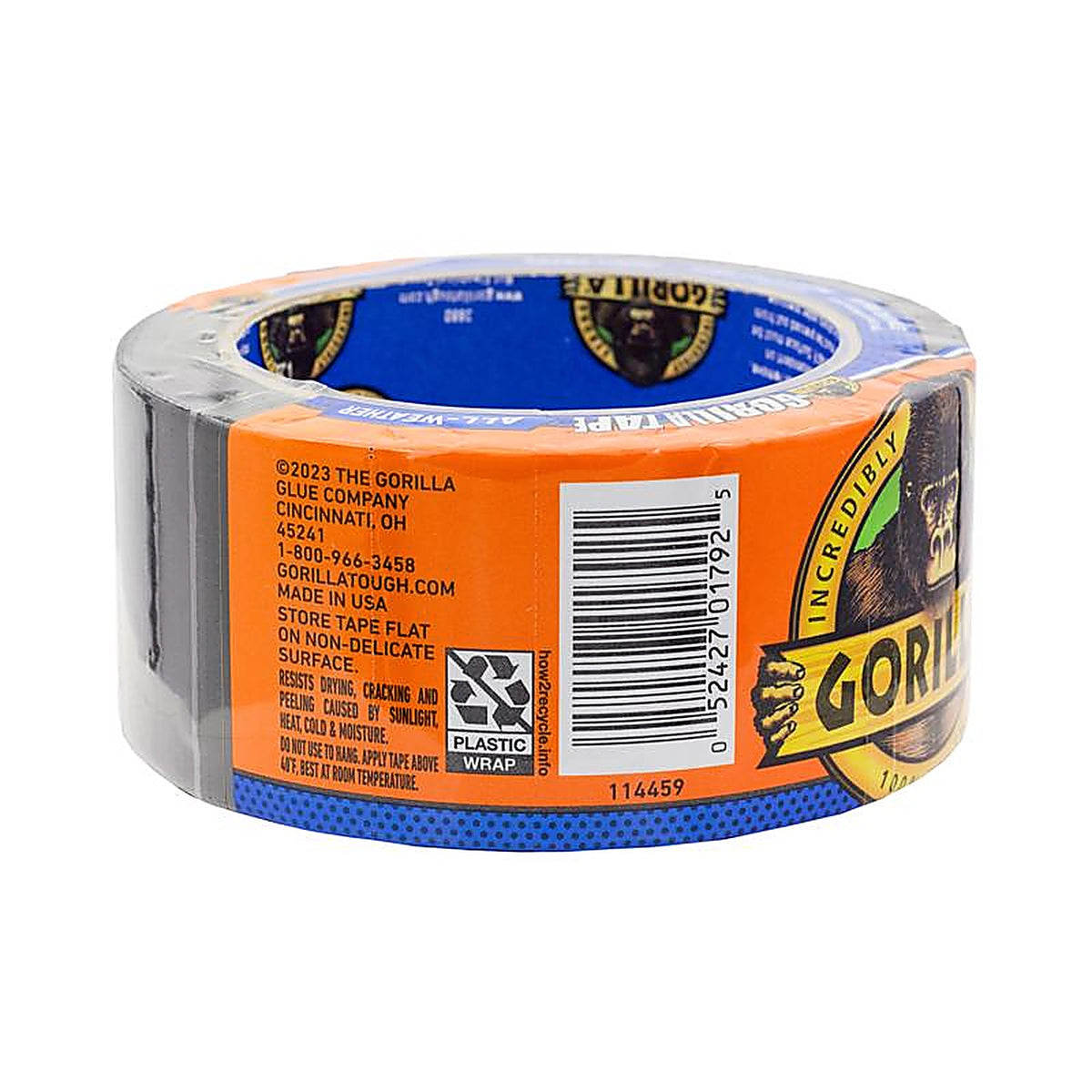 Gorilla - 110418 - All Weather 1.88 in. W X 10 yd L Tape Black