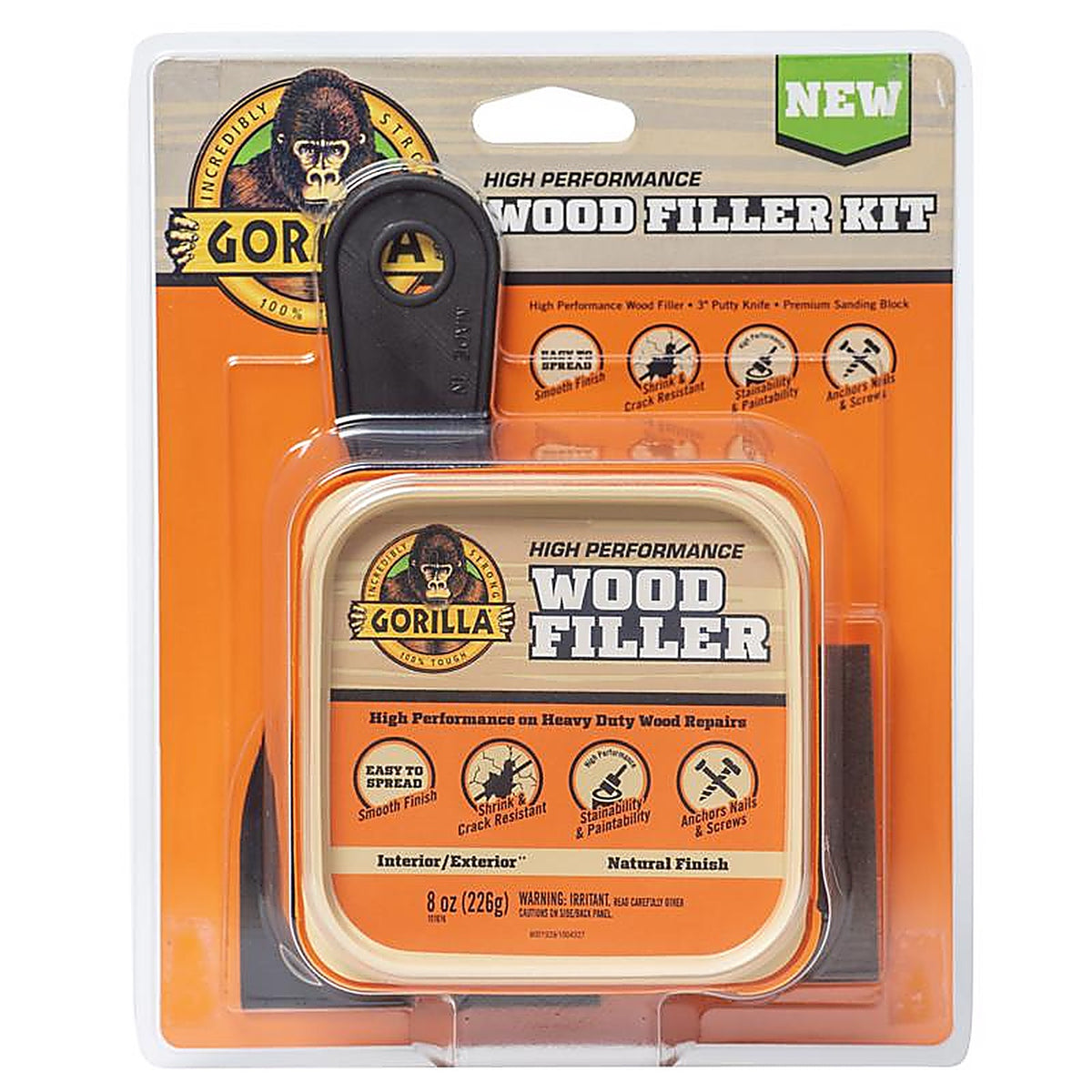 Gorilla - 108029 - Natural Wood Finish Repair Kit 8 oz