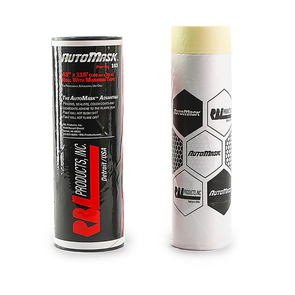 RBL Products - 103 - 43 inch x 115 ft AutoMask Roll-on Dispenser