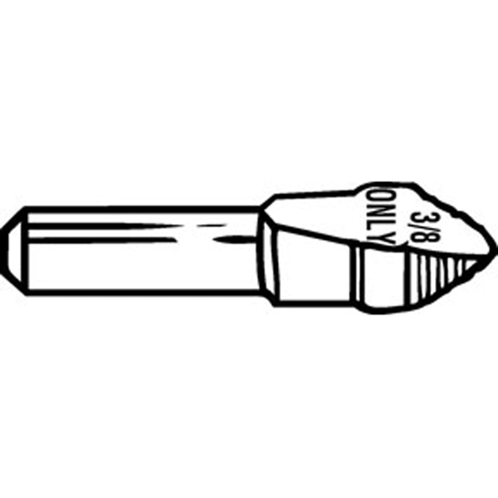 IRWIN - 10312 - #12 High Speed Steel Fractional Self-Starting Drill Bit, 3/8 in