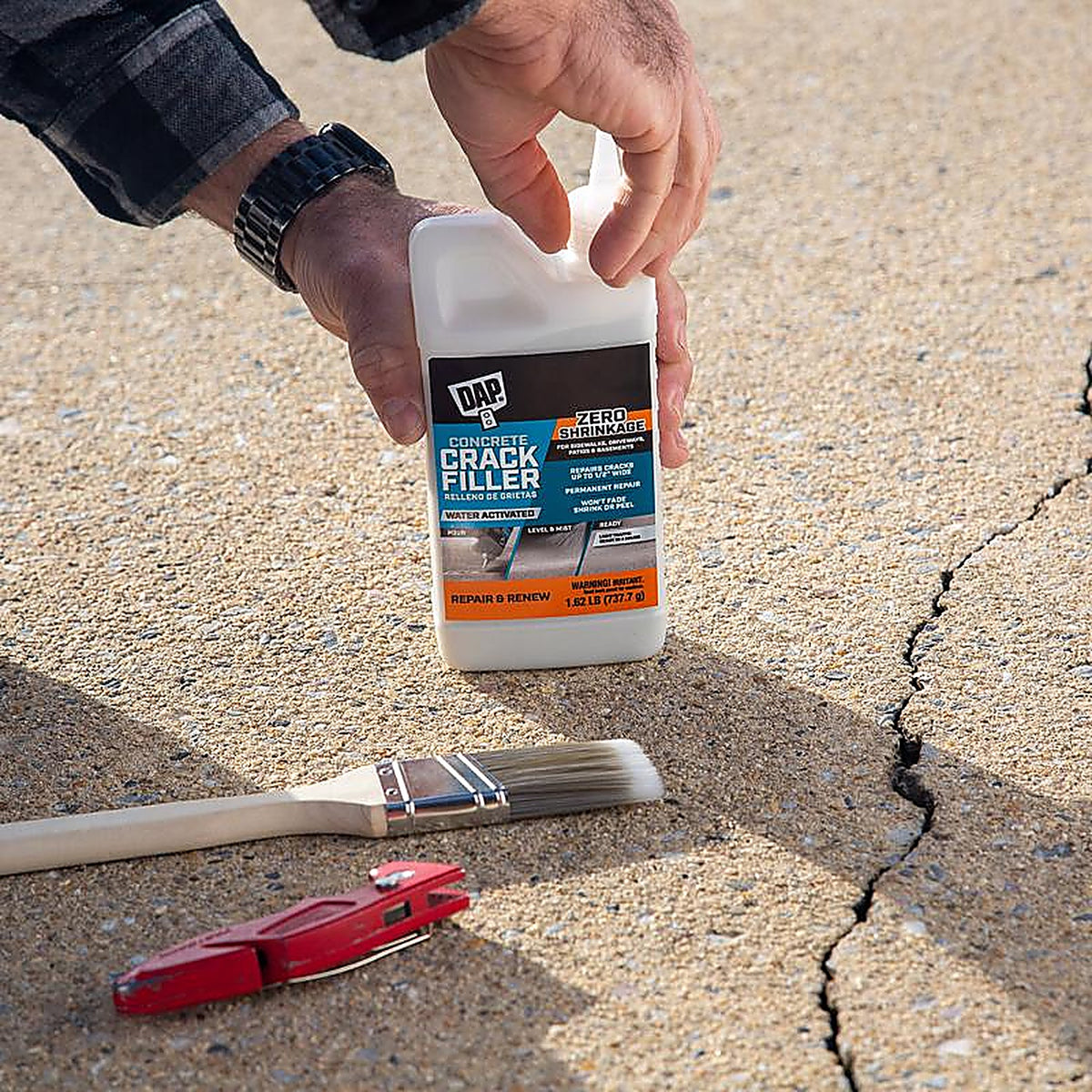 DAP - 7079860500 - Gray Acrylic Crack Filler 16 oz