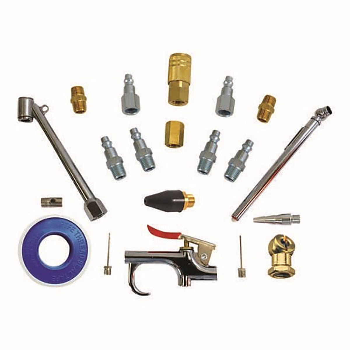 Tru-Flate - TRFL41225 - Air Tool Accessory Kit Boxed 20 pc