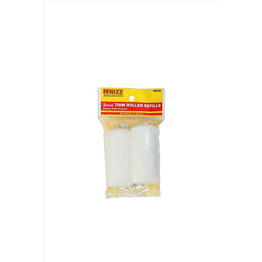 Whizz - 20184 - Woven 5 in. W X 1/4 in. Mini Trim Roller Refill 2 pc