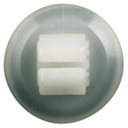 Disco|10392PK|9mm Stem Length 18mm Head Diameter, White Nylon Rocker Panel Mldg. Clips