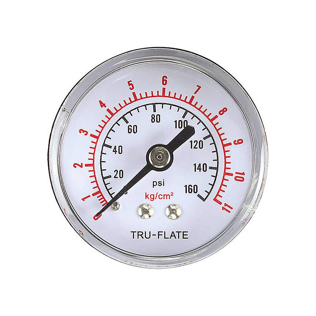 Tru-Flate - TRFL24803 - Polycarbonate Air Line Gauge 1/4 in. NPT 160 psi 1 pc