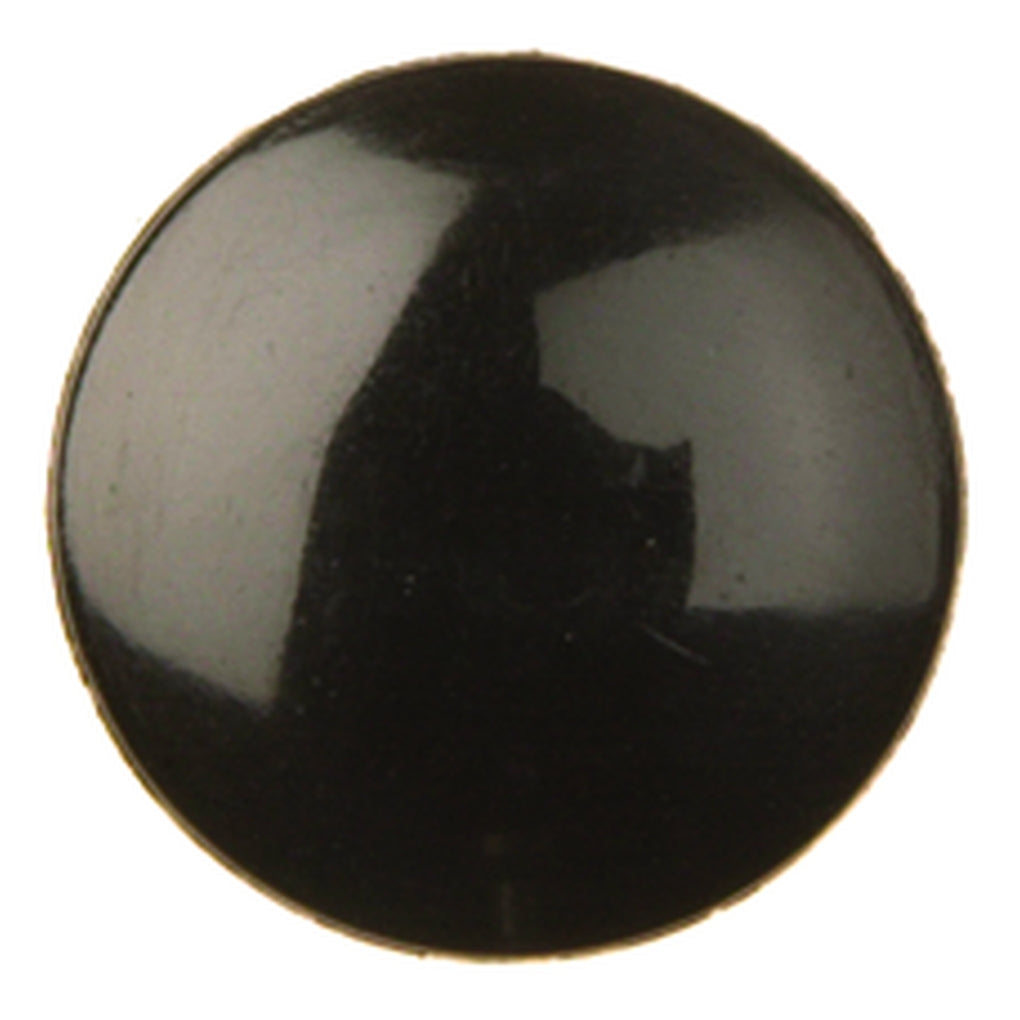 Disco|10408PK|7mm Hole Size 18mm Head Diameter, Black Nylon Retaining Clips