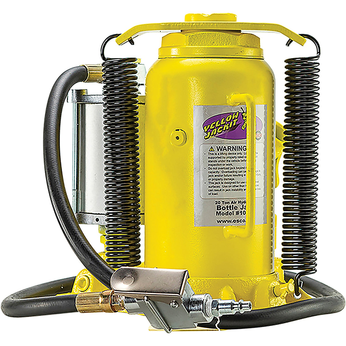 ESCO - 10450 - Yellow Jackit 20 Ton Air/Manual Bottle Jack