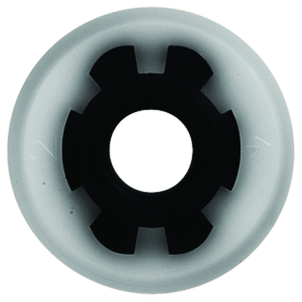 Disco|10476PK|9mm Hole Size 24mm Head Diameter, White Nylon Door Panel Nuts W\Sealer