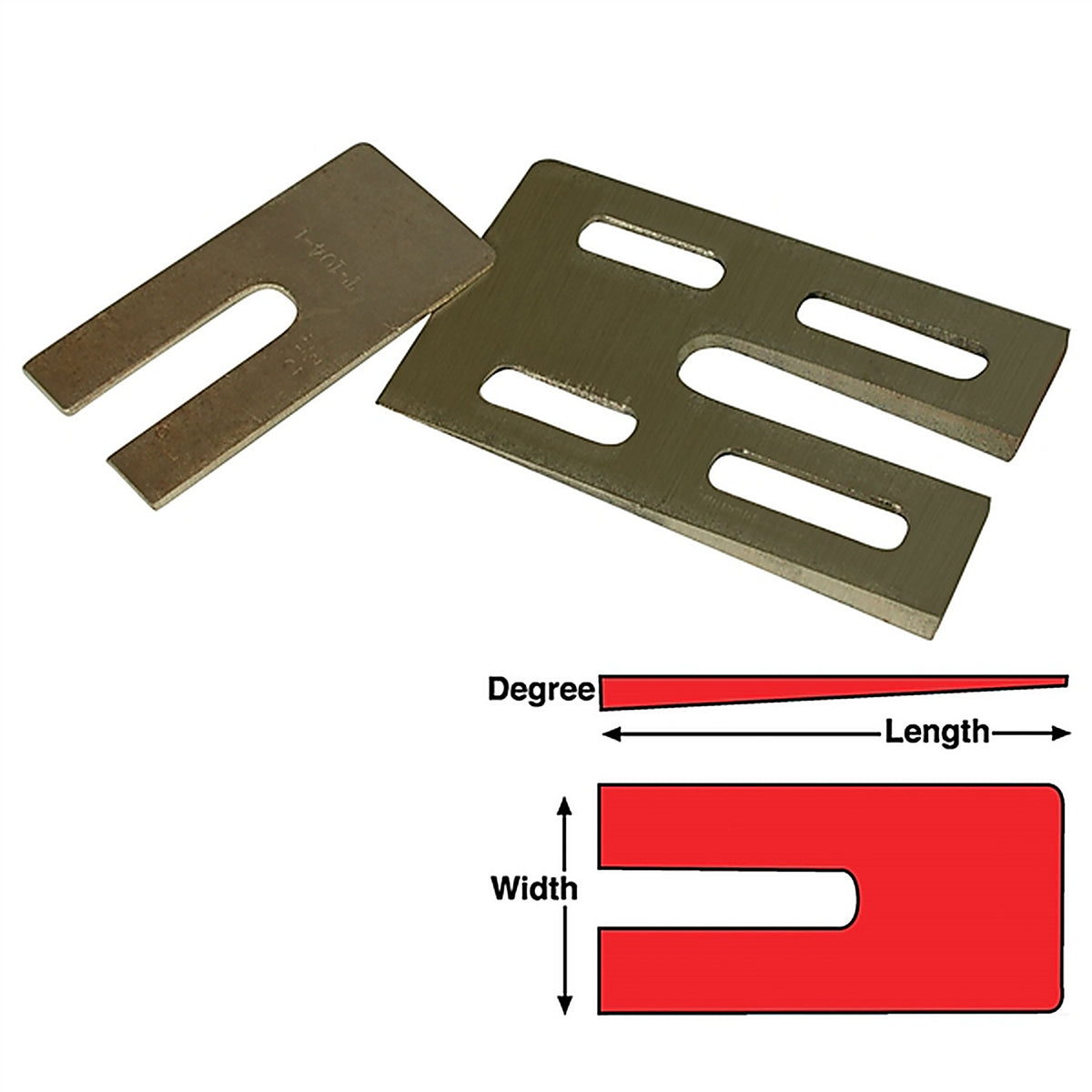 SPC - 10504 - Ma Bz Shims 3 X 6 X 0.5deg (6)