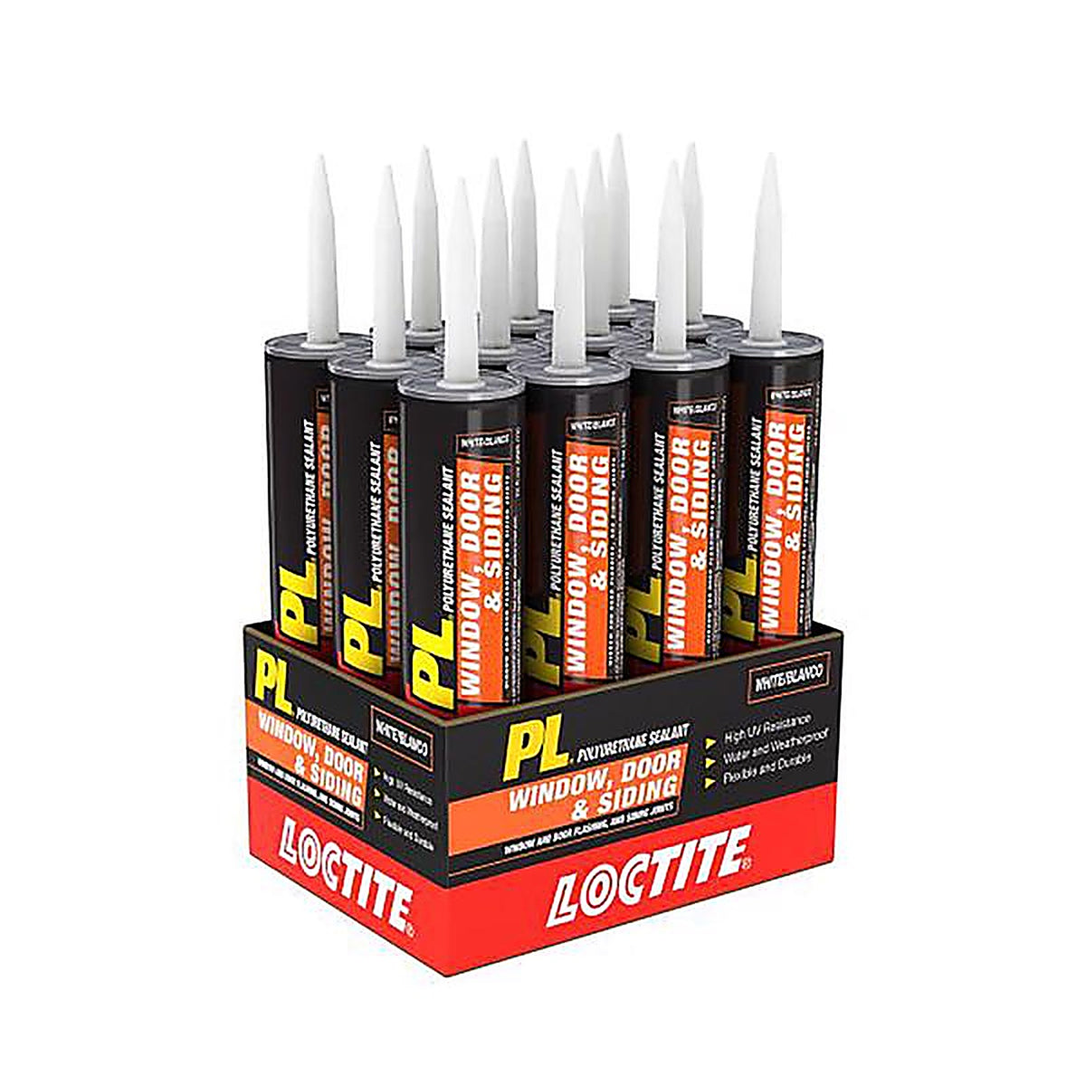 Loctite - 1618182 - PL S40 White Polyurethane Door/Siding/ Window Sealant 10 oz
