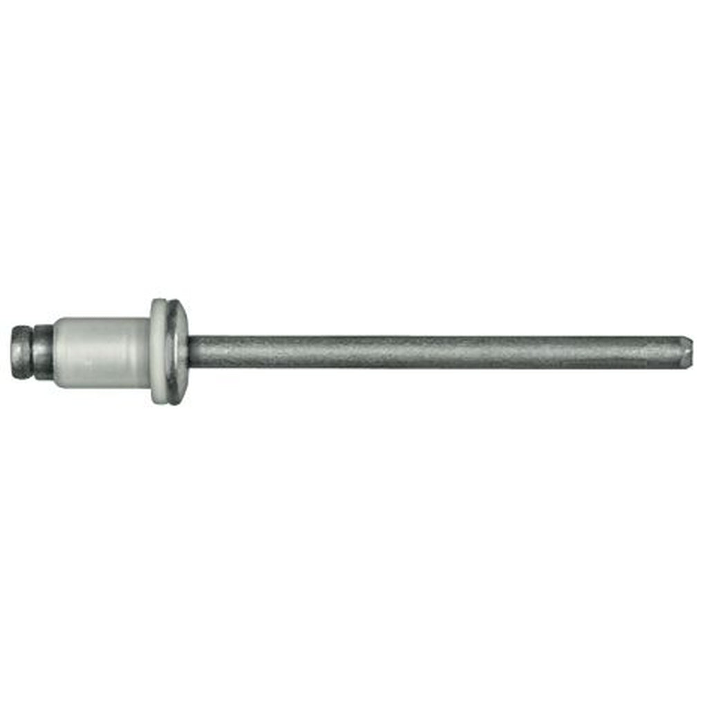 Disco|10507PK|4mm Hole Size 1.2mm - 3.4mm Grip Range, Nylon Capped Alum/Steel Pop Rivets