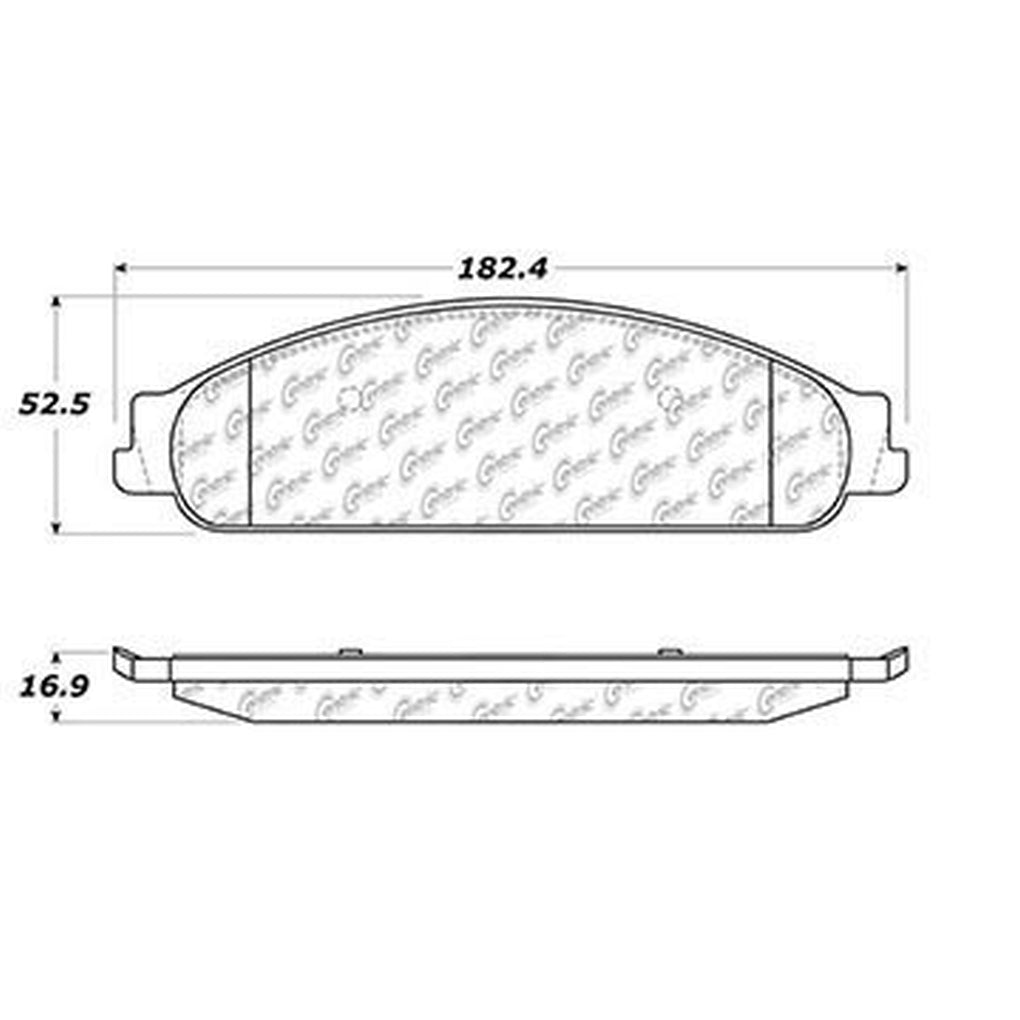 Centric - 106.10700 - PosiQuiet Extended Wear