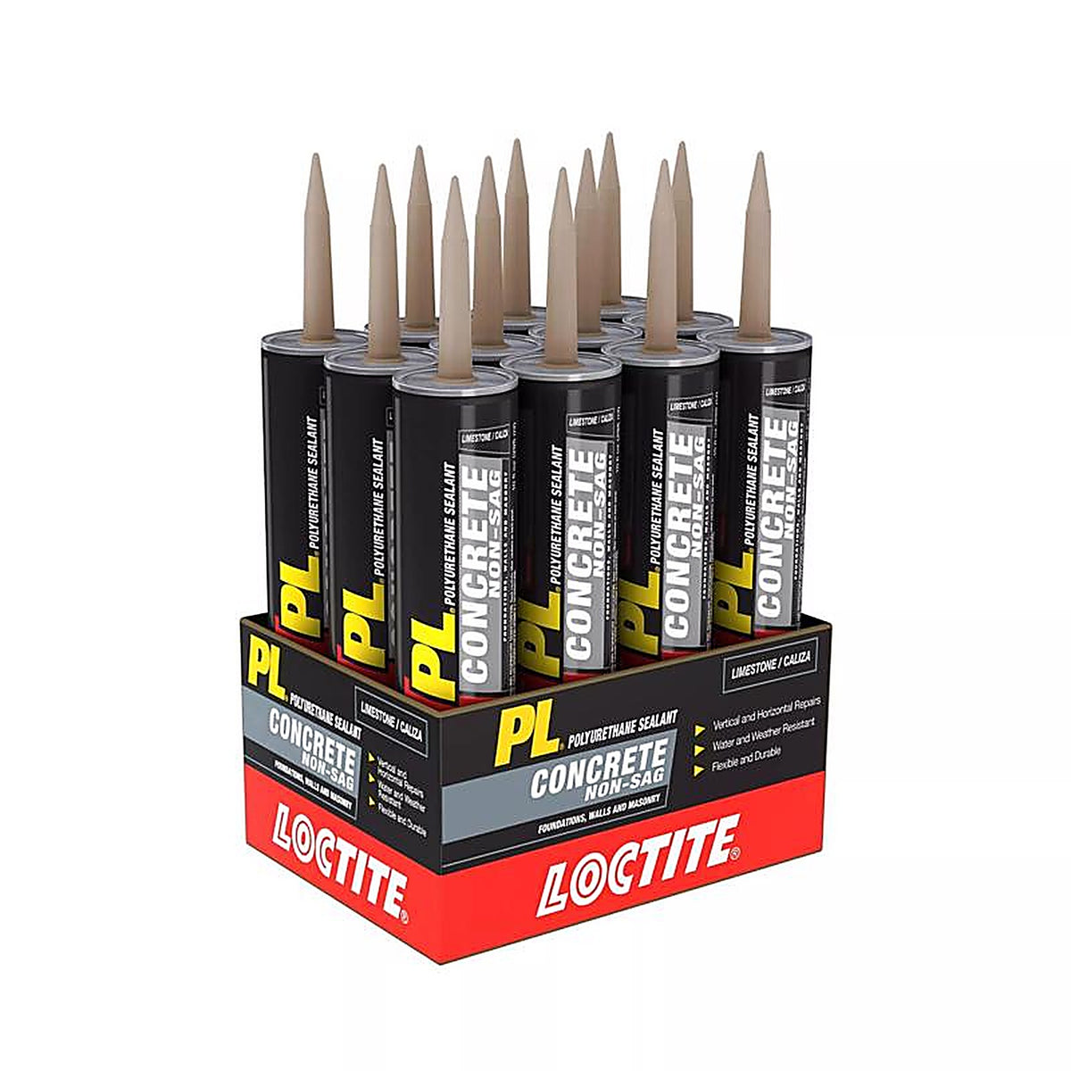Loctite - 1618522 - PL Limestone Polyurethane Concrete and Masonry Filler and Sealant 10 oz