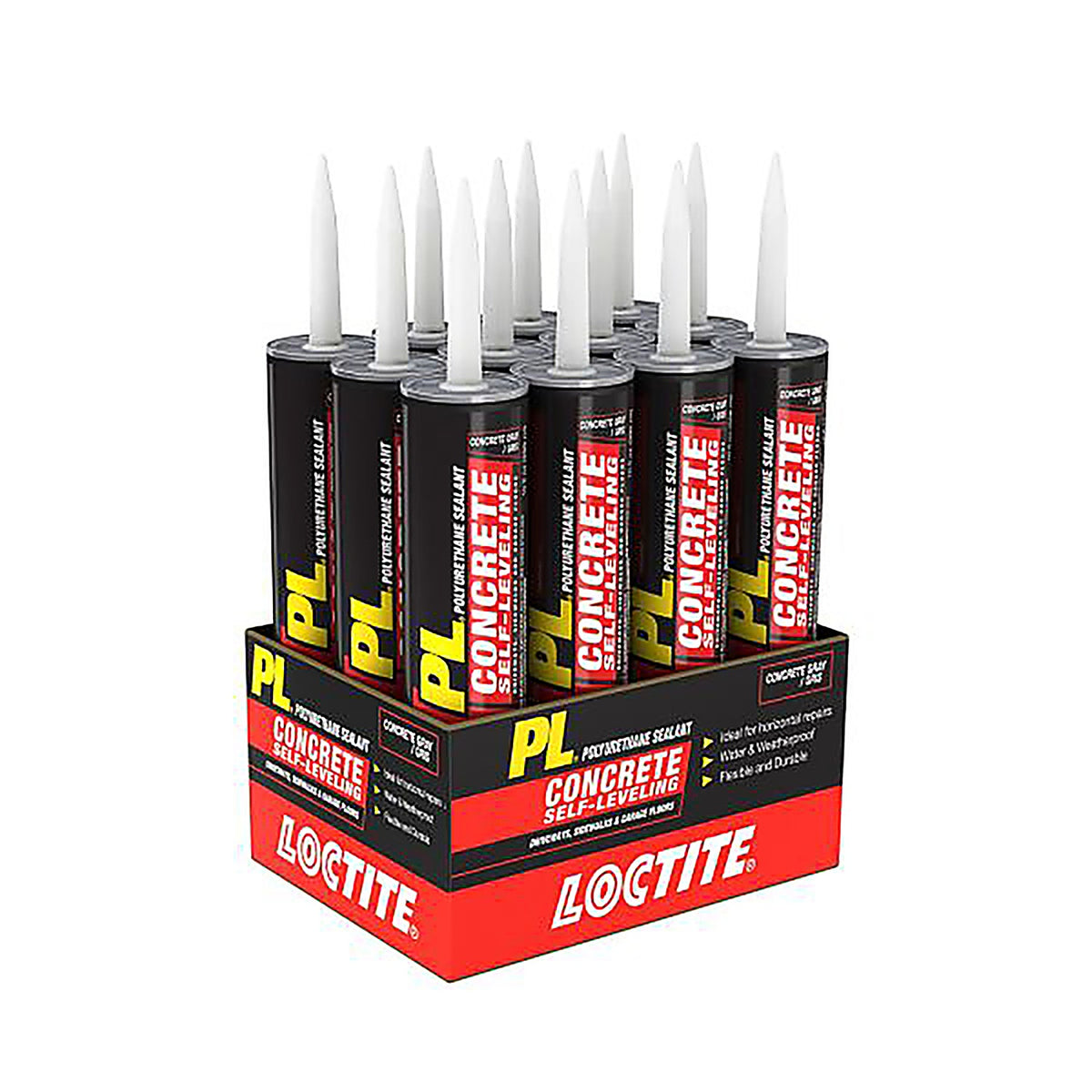 Loctite - 1618150 - PL Concrete Gray Polyurethane Concrete Filler and Sealant 10 oz