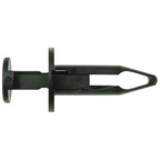 Disco|10669PK|8mm Hole Size 16.5mm Flange Size, Black Nylon Push-Type Retainers