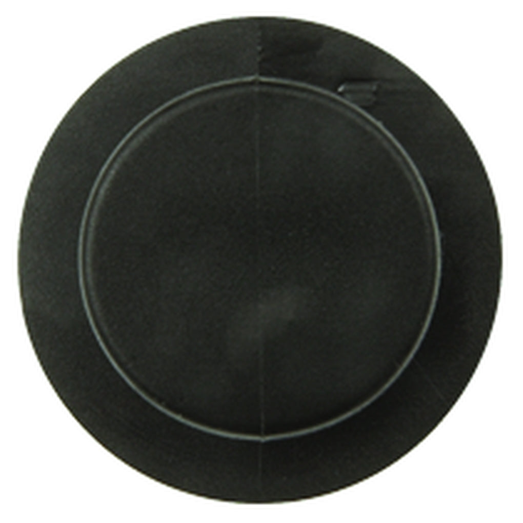 Disco|10669PK|8mm Hole Size 16.5mm Flange Size, Black Nylon Push-Type Retainers