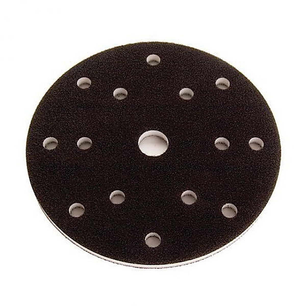 Mirka - 1066F - Grip Faced Interface Pad, 6 Inch Diameter X 3/8 Inch Thk, Hook and Loop Attachment