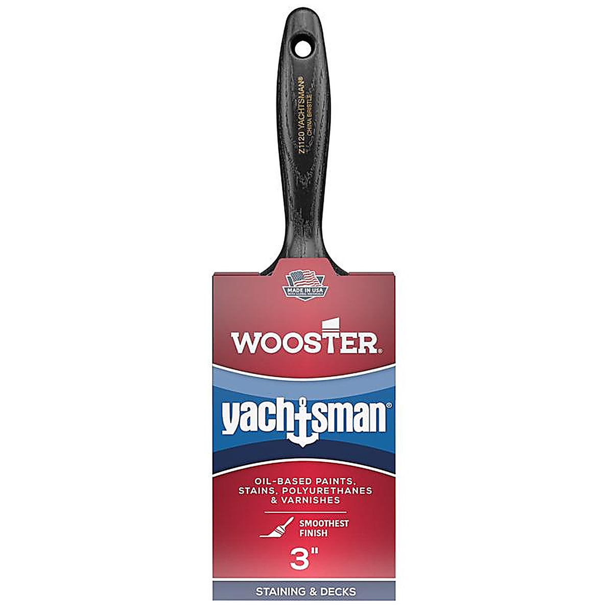 Wooster - Z1120-3 - Yachtsman 3 in. Flat Paint Brush