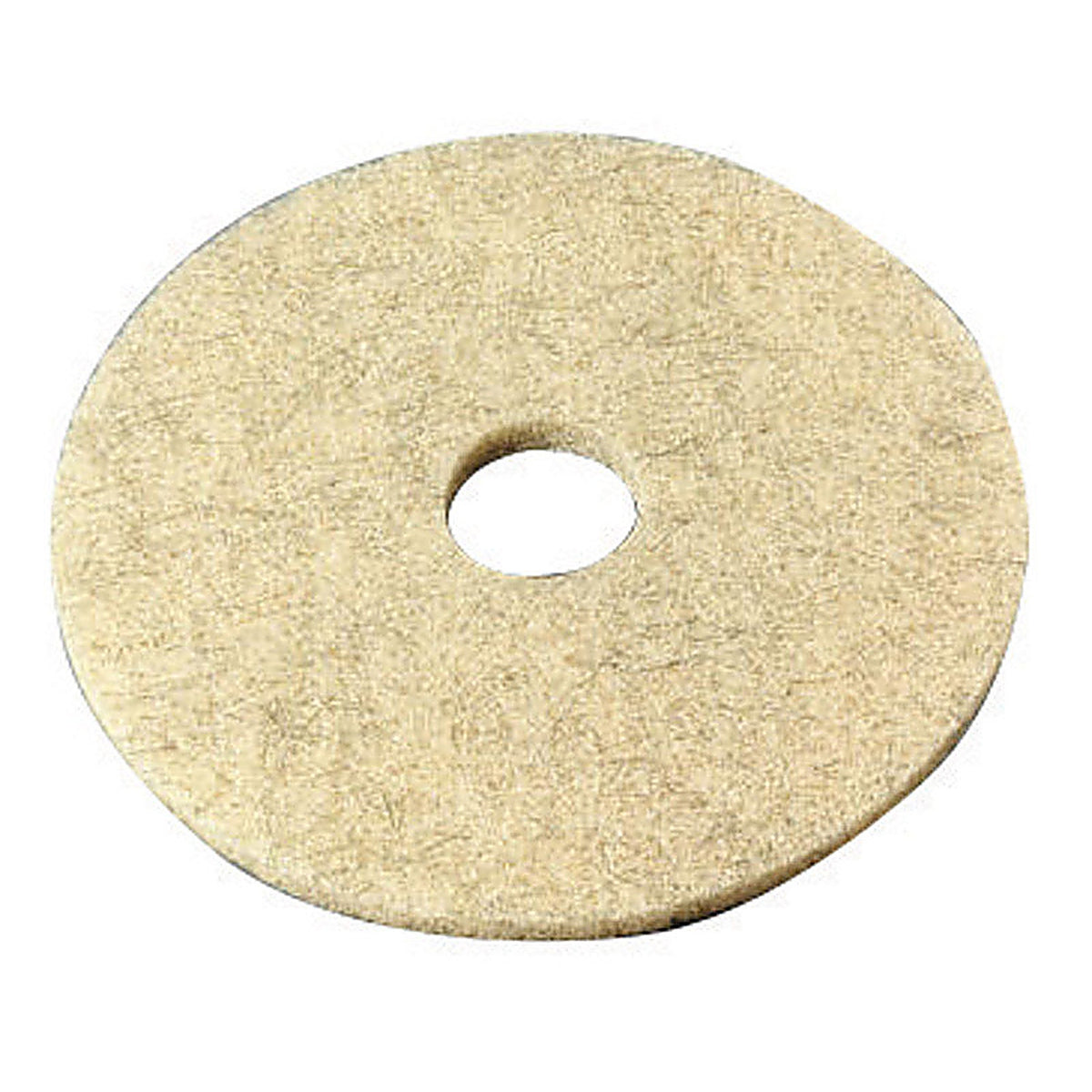 3M - 3500-17 - Natural Blend 17 in. D Non-Woven Natural/Polyester Fiber Floor Polishing Pad Tan
