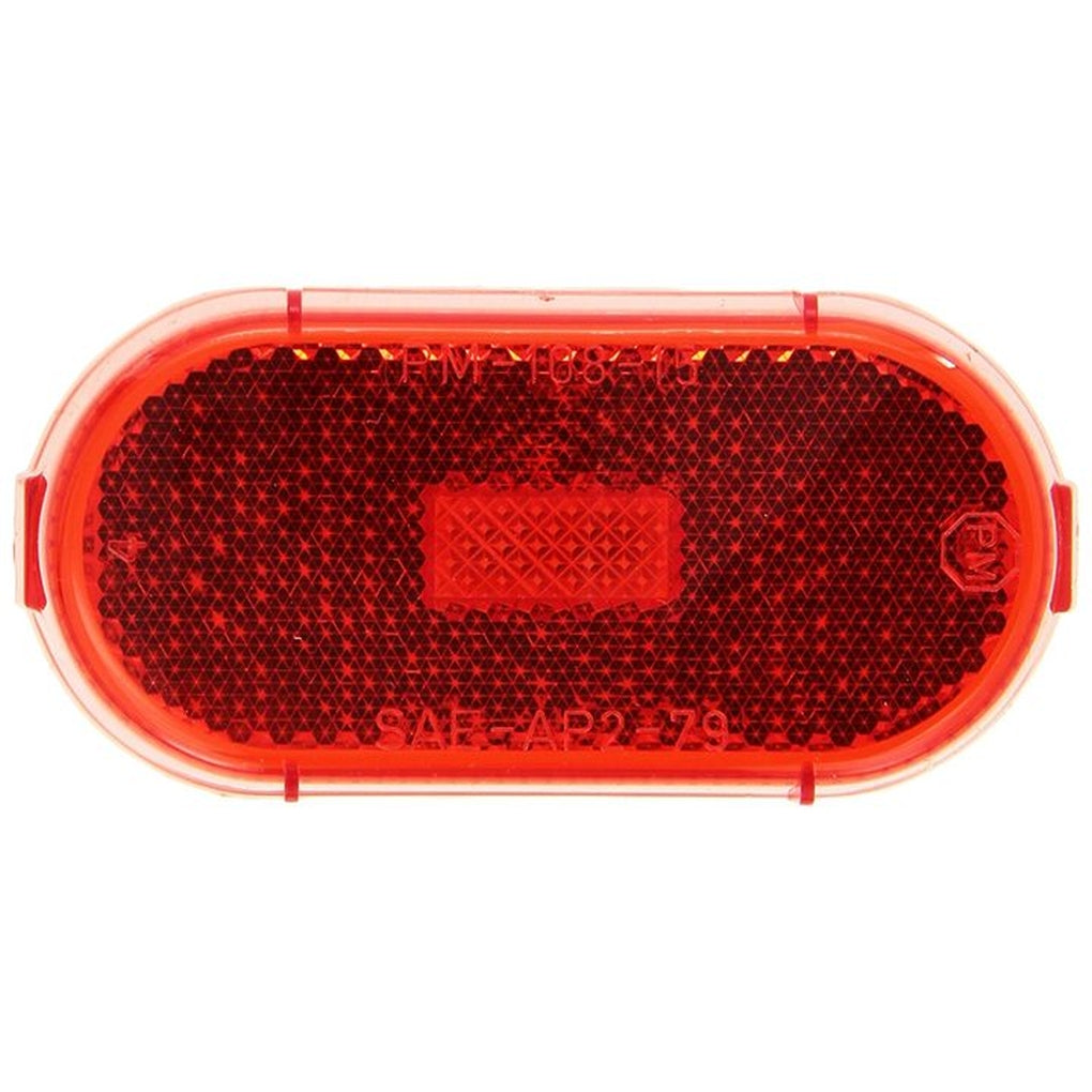 Peterson - 108-15R Red Lens Clearance/Side Marker w/Reflector Replacement Lens