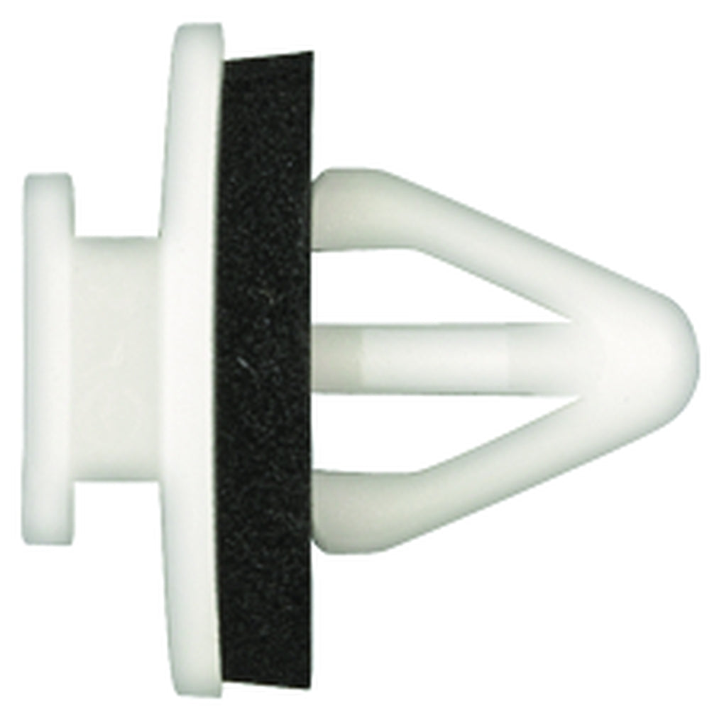 Disco|10839PK|8.5mm Hole Size 13mm Stem Length, White Nylon Door Panel Retainers