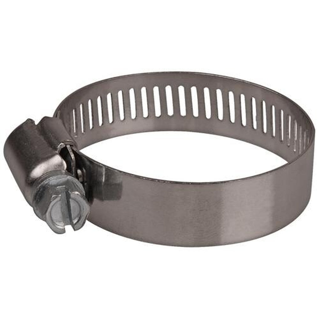 Disco|10896PK|#20 Standard 3/4in - 1 3/4in Clamp Range, Stainless Band Worm Gear Hose Clamps