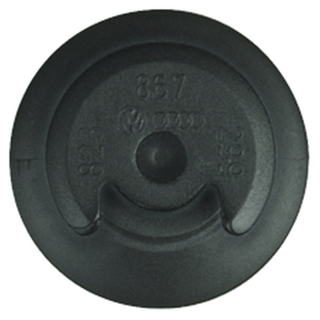 Disco|10945PK|8mm Hole Size 14mm Stem Length, Black Nylon Door Trim Panel Clips