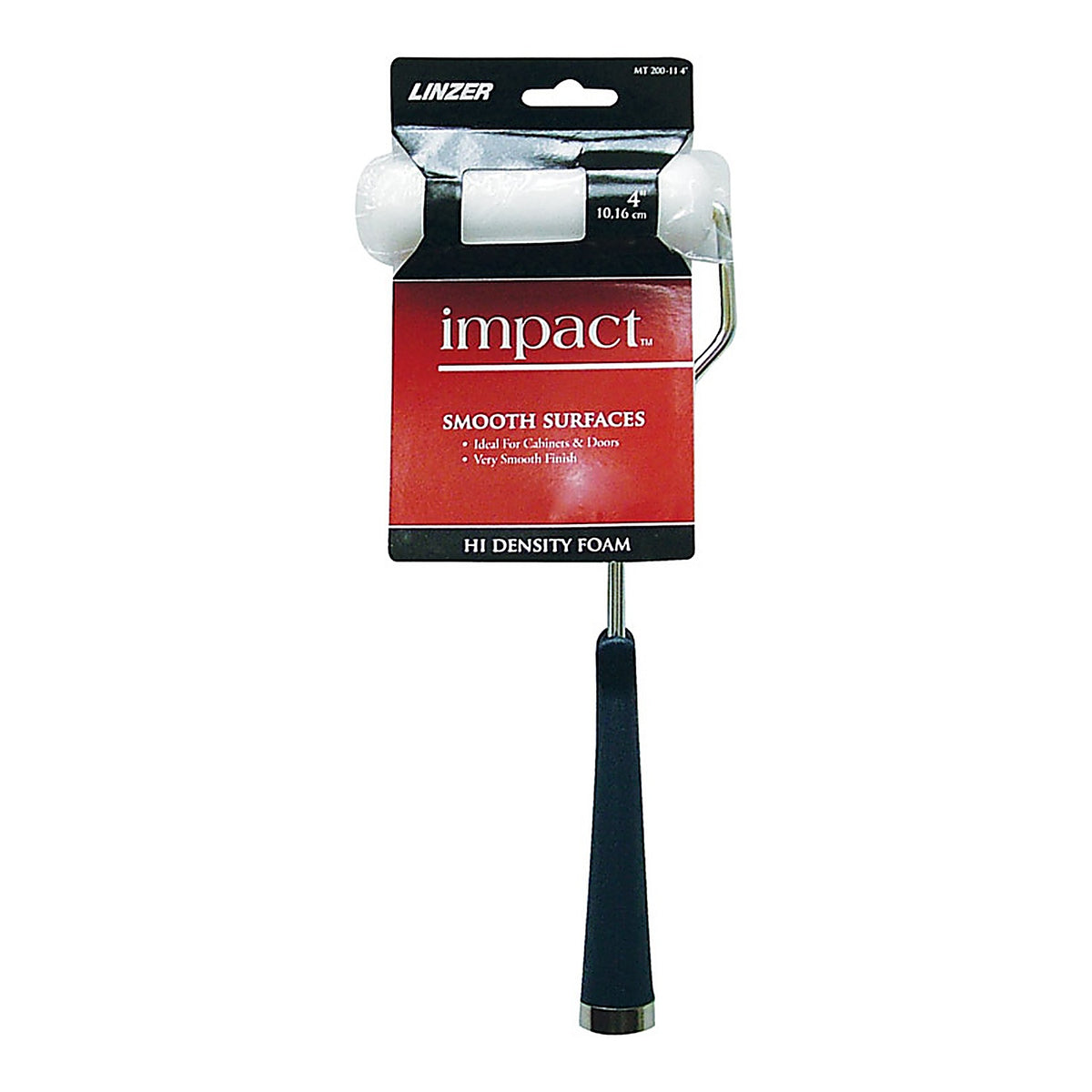 Linzer - MT200-11 - Impact 4 in. W Mini Paint Roller Frame and Cover Threaded End