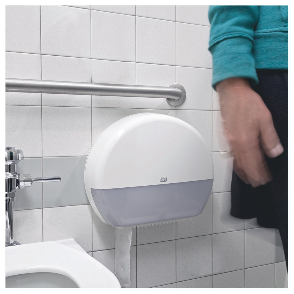 Tork - 11010402 - Advanced Bath Tissue Jumbo Roll Perforated, White - 6/Case
