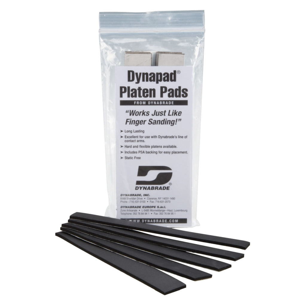 DYNABRADE - 11025 - 1/2 in (13 mm) W x 7 in (178 mm) L Soft Platen Pad - 5/Pack