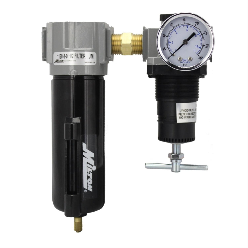 Milton - 1108 - Filter and Regulator Duo 1/2 in NPT Inlet
