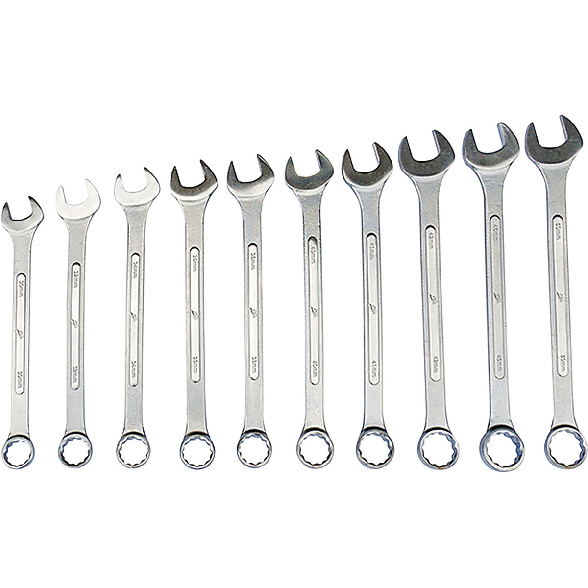 ATD - 1110 - 10 Pc. 12 Point Metric Jumbo Raised Panel Combination Wrench Set