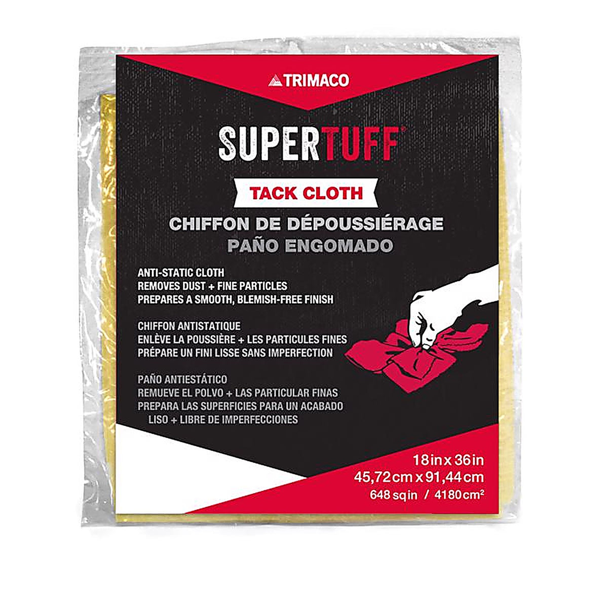 Trimaco - 10501 - SuperTuff 36 in. W x 18 L White Cotton Tack Cloth