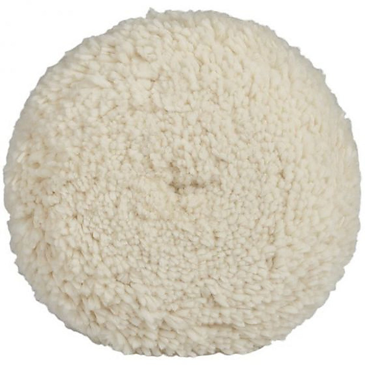 Wizards - 11201 - Fast Cut Buffing Pad, 7-1/2 Inch Overall Diameter, Hook and Loop, White