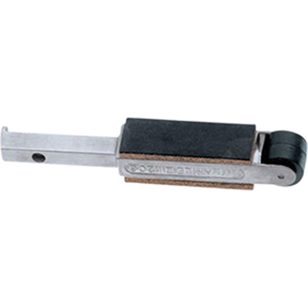 DYNABRADE - 11206 - Contact Arm Assembly, 3/4 in Dia. x 5/8 in W, Rubber Wheel, with 3/4 in (19 mm) W Platen