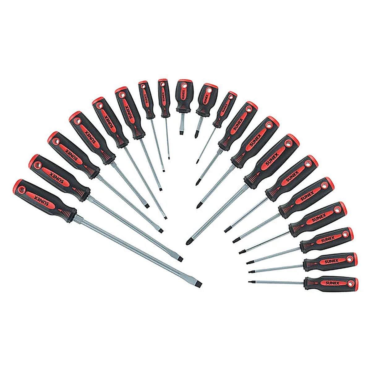 Sunex Tools - 1120SS - Combination Screwdriver Set, 20-Piece