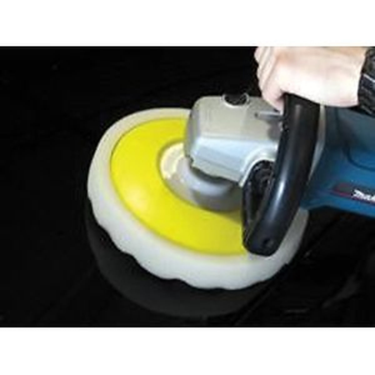 Wizards - 11310 - the Aggressor Cutting Pad, 8 Inch Overall Diameter, Hook and Loop, White