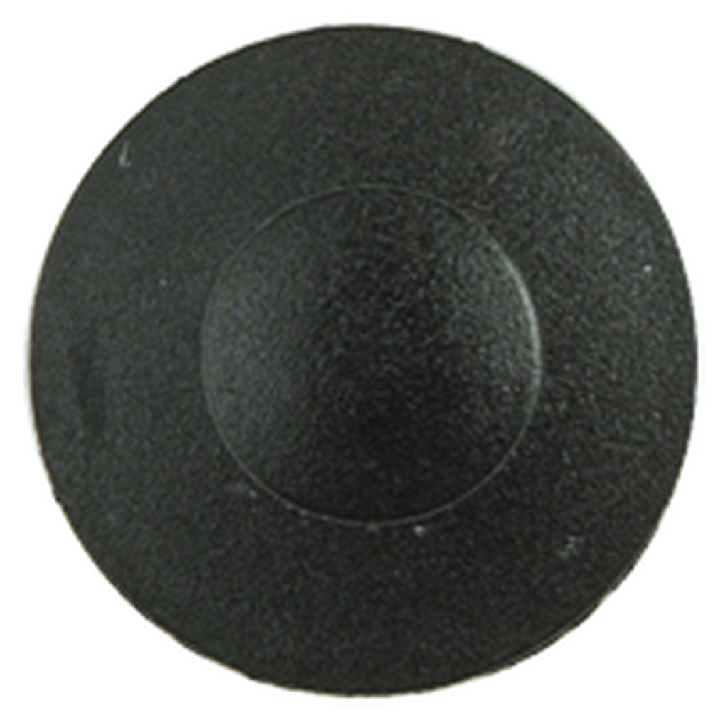 Disco|11422PK|7mm Hole Size 18mm Stem Length, Black Nylon Push Type Retainers