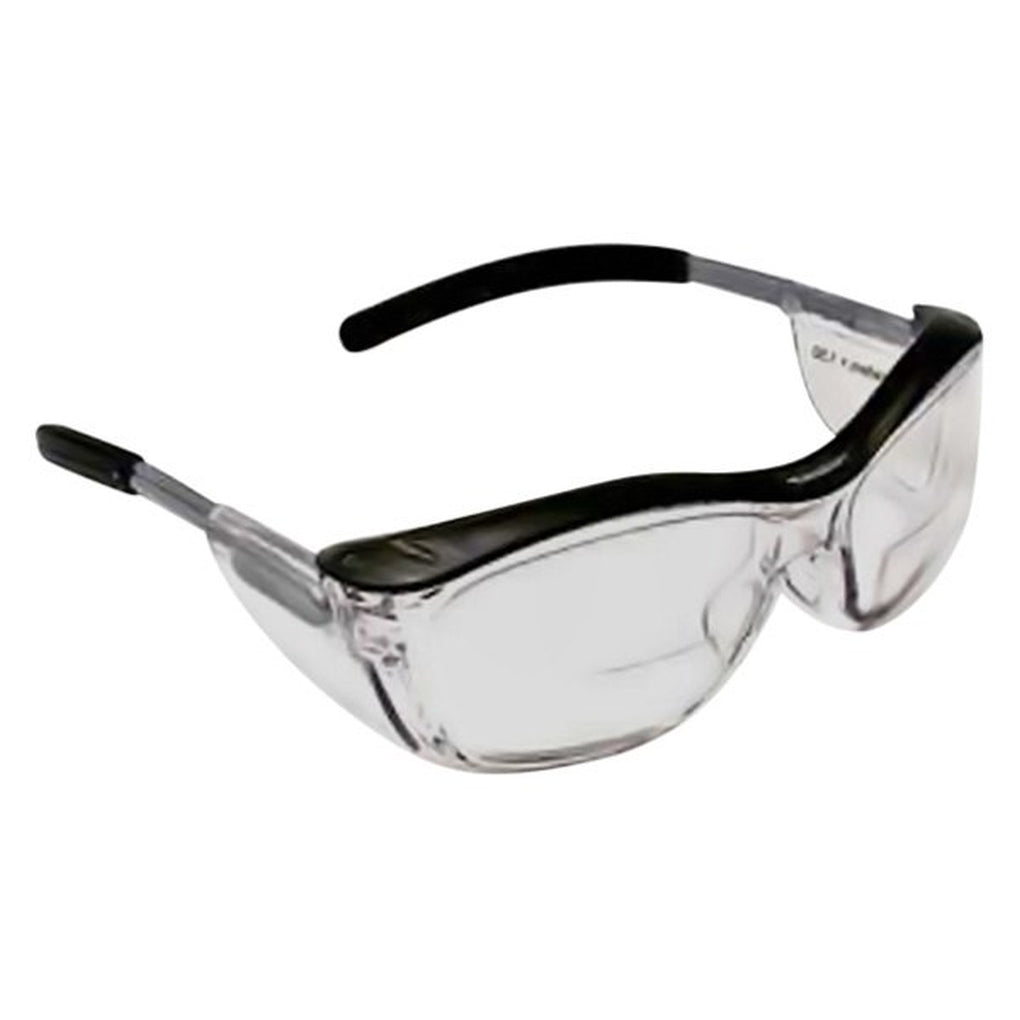 3M - 11434-00000-20 - Nuvo Reader Protective Eyewear 11434-00000-20 Clear Lens Grey Frame +1.5 Diopter
