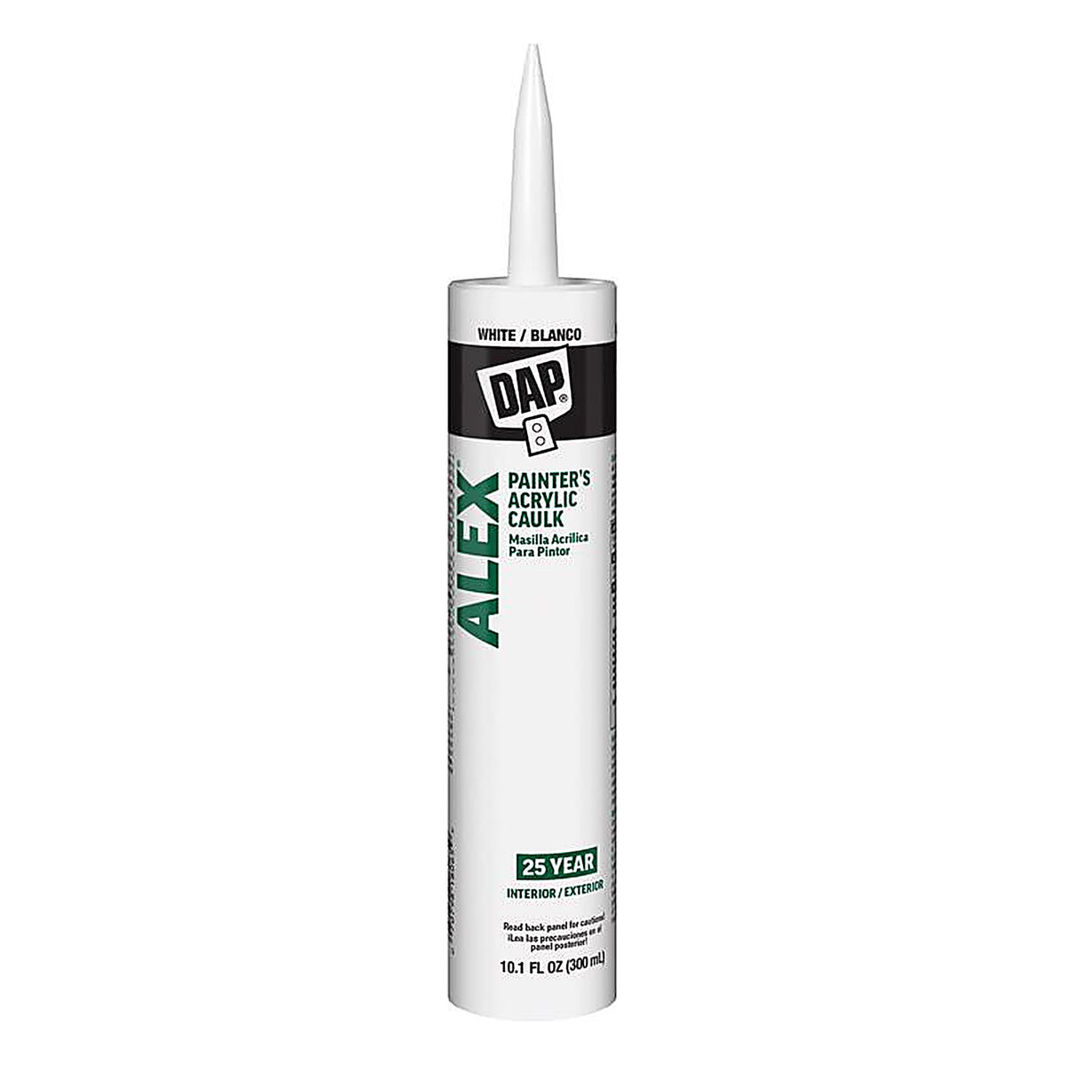 DAP - 7079818670 - Alex White Acrylic Latex Painter's Caulk 10.1 oz
