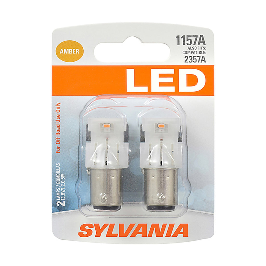 Sylvania - 1157ASLBP2 - 1157a Amber Style LED Mini Bulb Mini Bulb, 2 Pack