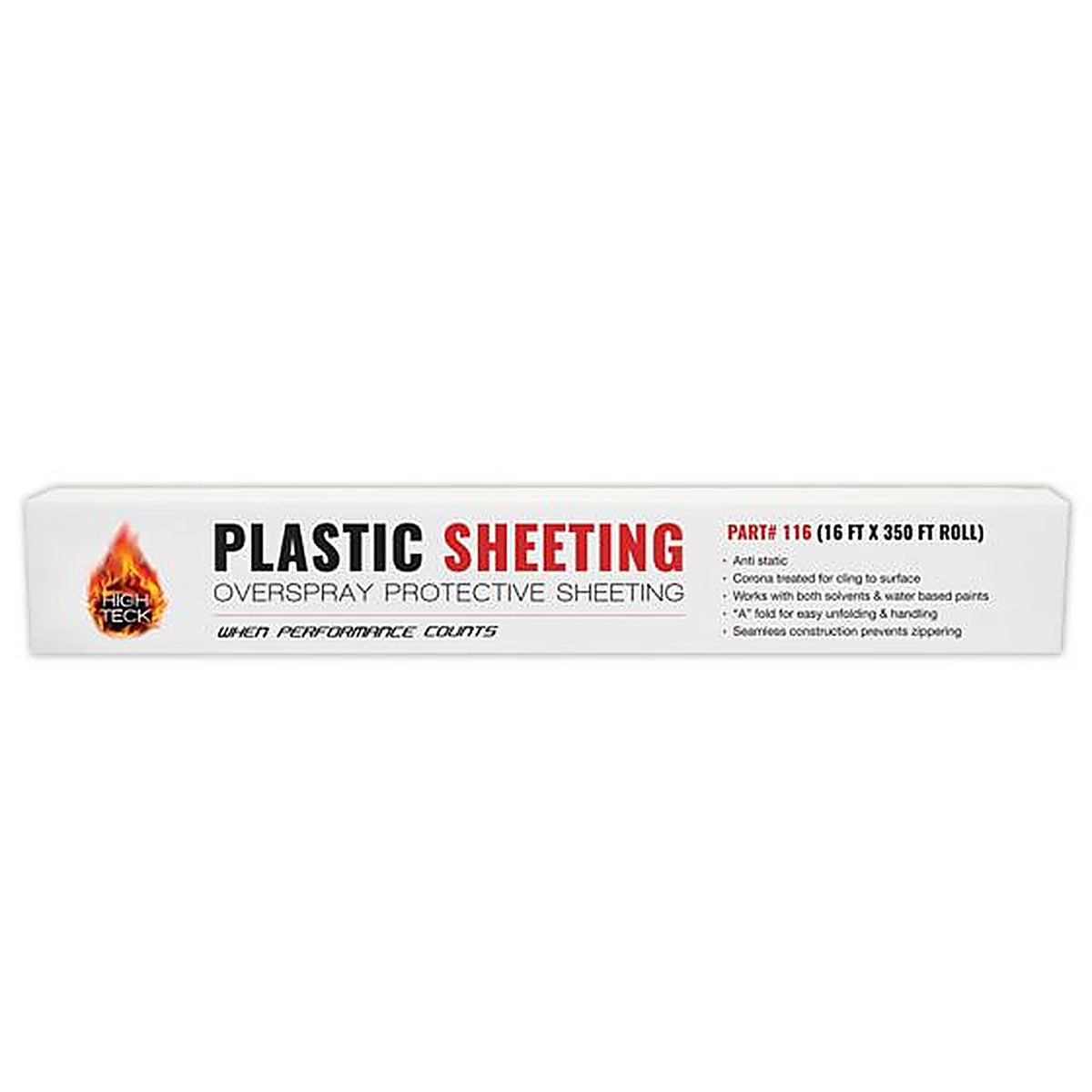 High Teck Products - 116 - 315Mil) 16 X 350 Plastic Sheeting