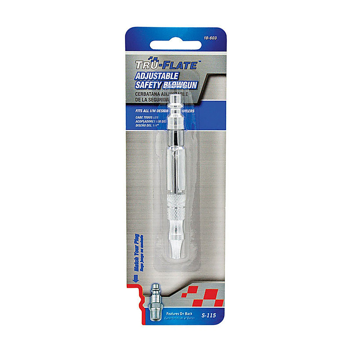 Tru-Flate - TRFL18603 - Steel Air Blow Gun 1/4 in.