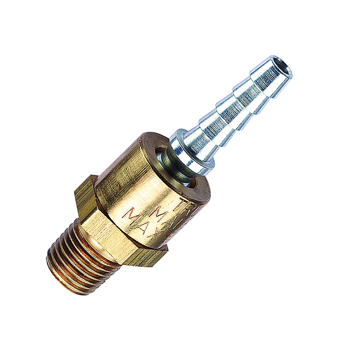 Tru-Flate - TRFL21605 - Brass/Steel Air Line Swivel Fitting 1/4 in. Male 2 pc