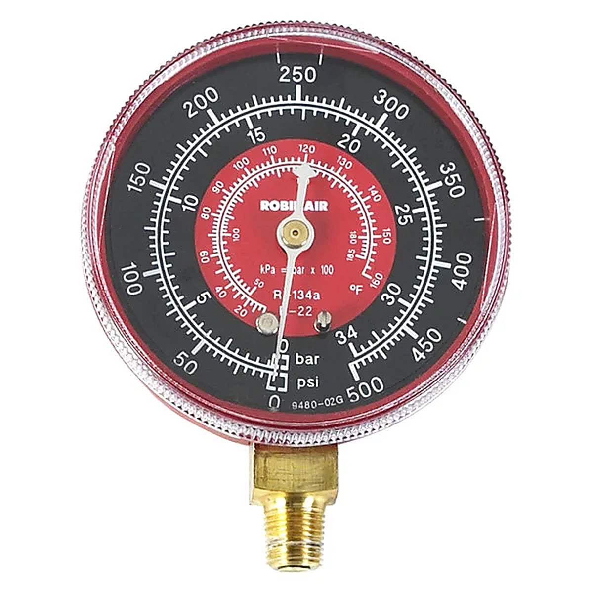 Robinair - 11795 - R134a High Side Gauge (Red)