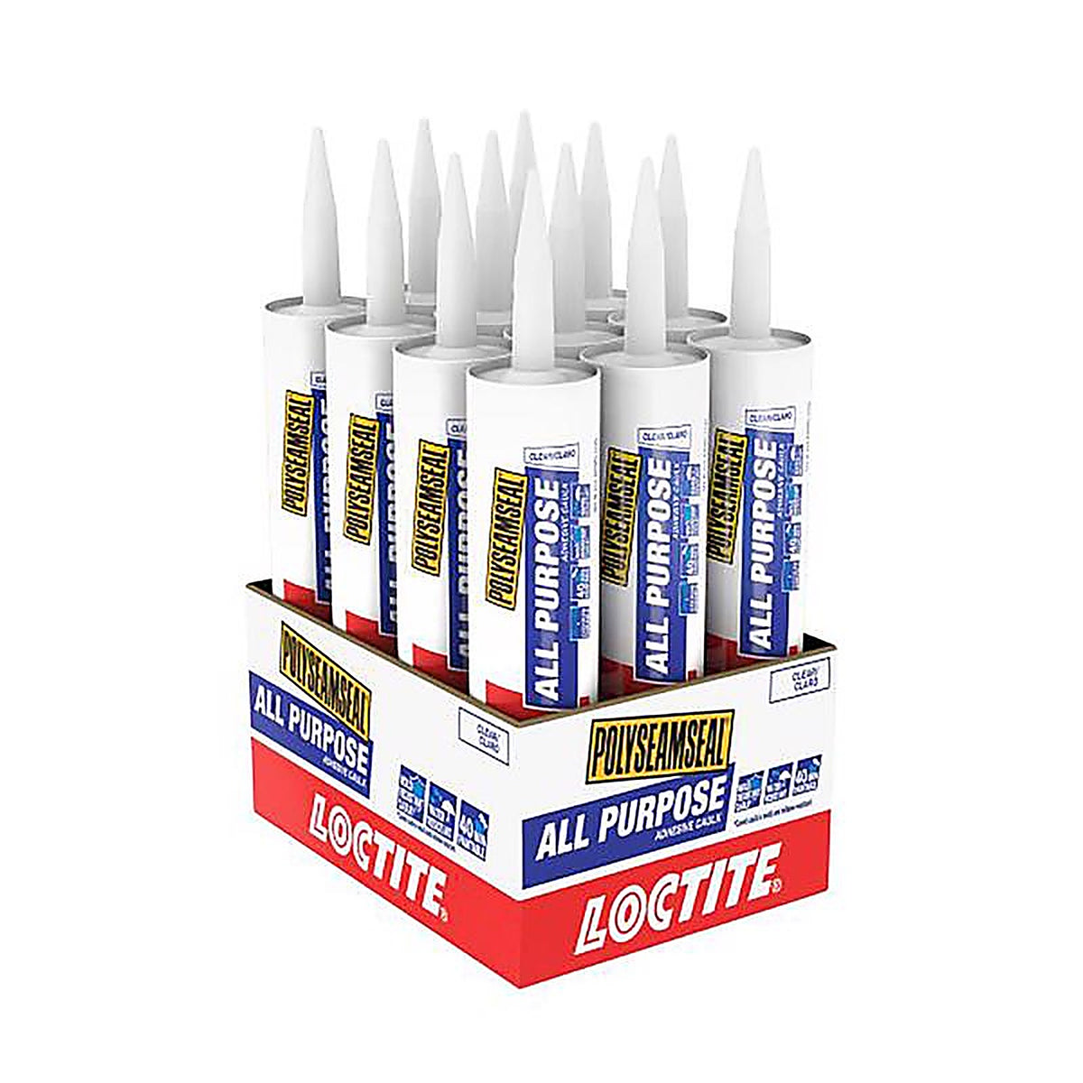 Loctite - 2154740 - Polyseamseal Clear Latex All Purpose Adhesive Caulk 10 oz