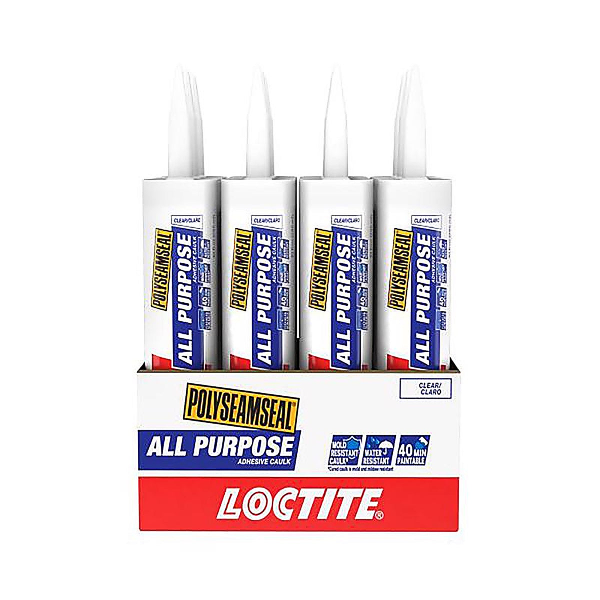 Loctite - 2154740 - Polyseamseal Clear Latex All Purpose Adhesive Caulk 10 oz