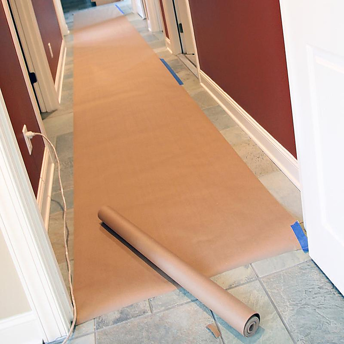 Trimaco - 35140/25 - 35 in. W x 140 ft. L x 8 mil Kraft Flooring Paper - 1/Pack