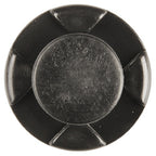 Disco|12090PK|7mm Hole Size 9mm Stem Length, Black Nylon Push Type Bumper Ret.