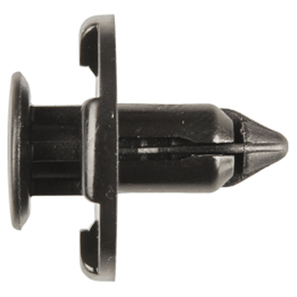 Disco|12090PK|7mm Hole Size 9mm Stem Length, Black Nylon Push Type Bumper Ret.
